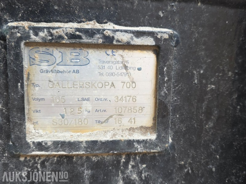 SB Sorteringsskuff 700 S30 - Строително оборудване: снимка 5 SB Sorteringsskuff 700 S30 - Строително оборудване: снимка 5
