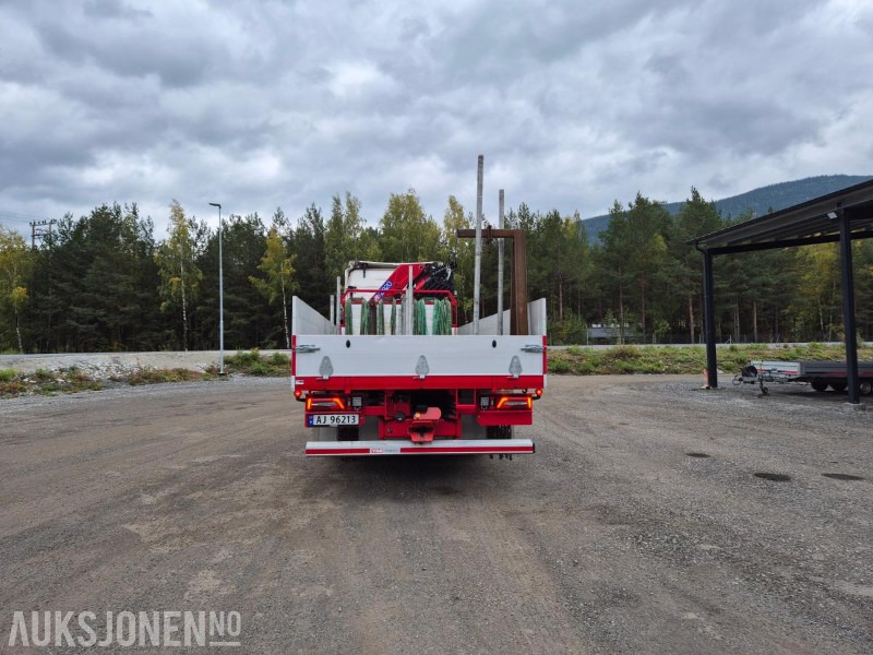 Камион с кран Scania R500 Kranbil med HMF2820 kran: снимка 6
