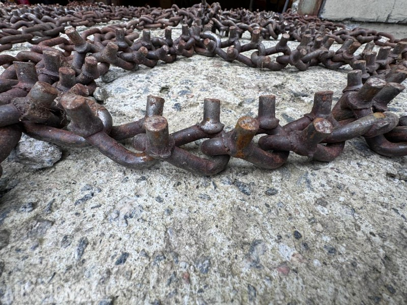 Traktor Piggkjetting - 4 stk 9,5 mm tykkelse -  650/38 og 540/28 - Селскостопанска техника: снимка 4 Traktor Piggkjetting - 4 stk 9,5 mm tykkelse -  650/38 og 540/28 - Селскостопанска техника: снимка 4