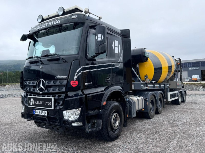 2019 Mercedes-Benz Arocs trekker - AMT 4433 semi med 14 m3 betongblander - 6x4 - Navreduksjon - - Влекач: снимка 1 2019 Mercedes-Benz Arocs trekker - AMT 4433 semi med 14 m3 betongblander - 6x4 - Navreduksjon - - Влекач: снимка 1