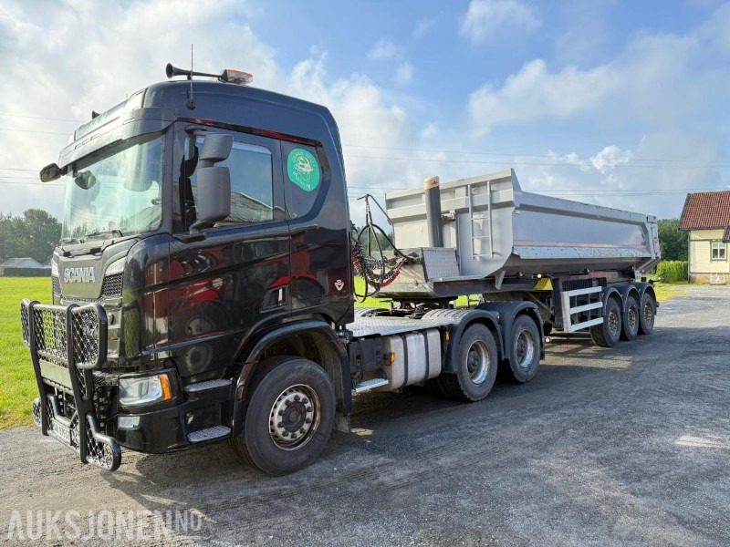 2021 Scania R650 V8 6x4 Trekkvogn m/maur tippsemi - Влекач: снимка 1 2021 Scania R650 V8 6x4 Trekkvogn m/maur tippsemi - Влекач: снимка 1