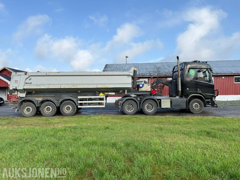 2021 Scania R650 V8 6x4 Trekkvogn m/maur tippsemi - Влекач: снимка 4 2021 Scania R650 V8 6x4 Trekkvogn m/maur tippsemi - Влекач: снимка 4