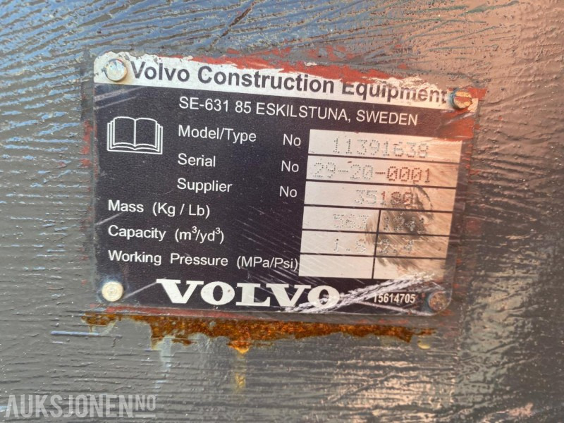 Volvo Skuffe nesten ny 2,20 - Колесен товарач: снимка 4 Volvo Skuffe nesten ny 2,20 - Колесен товарач: снимка 4