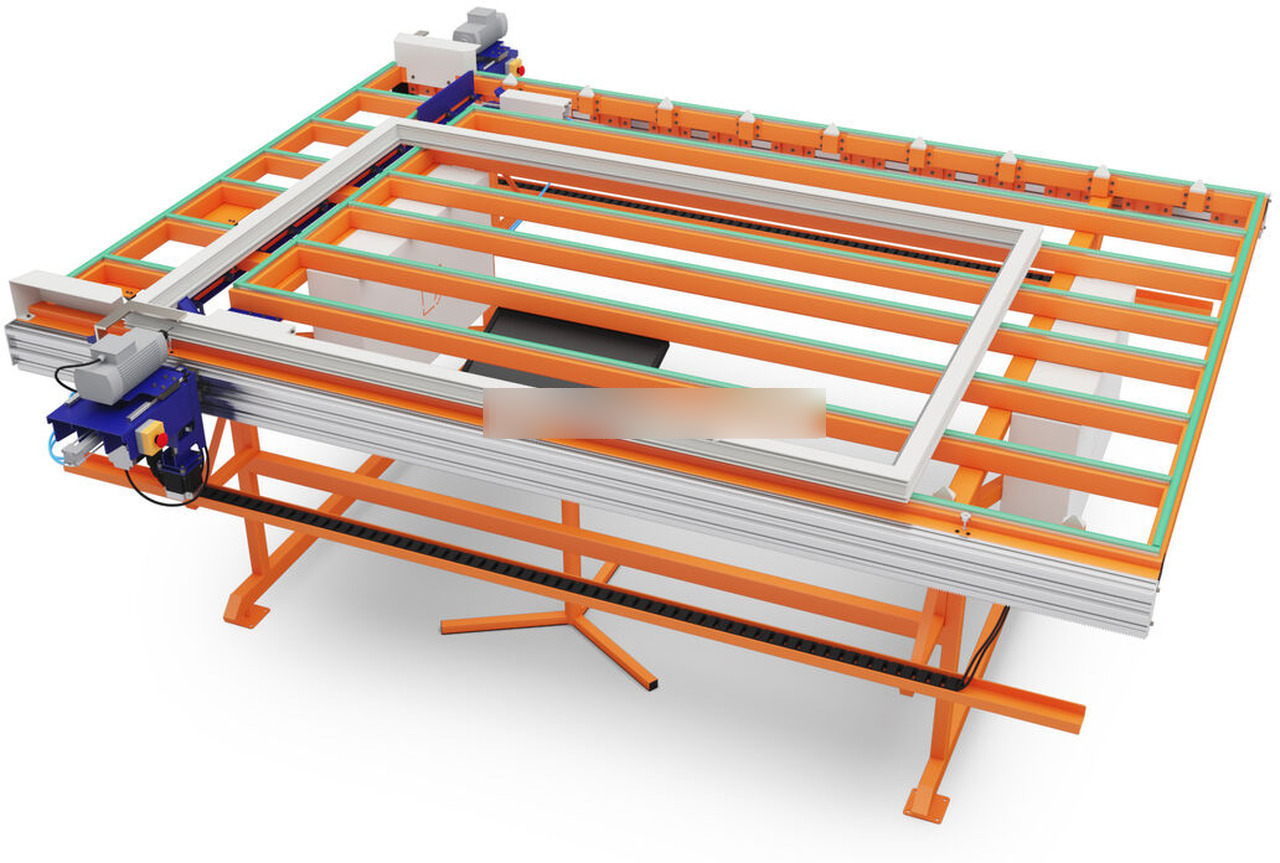 Wise Service Double-headed station for drilling holes for the impost in the frame WS402 - Машина: снимка 1 Wise Service Double-headed station for drilling holes for the impost in the frame WS402 - Машина: снимка 1