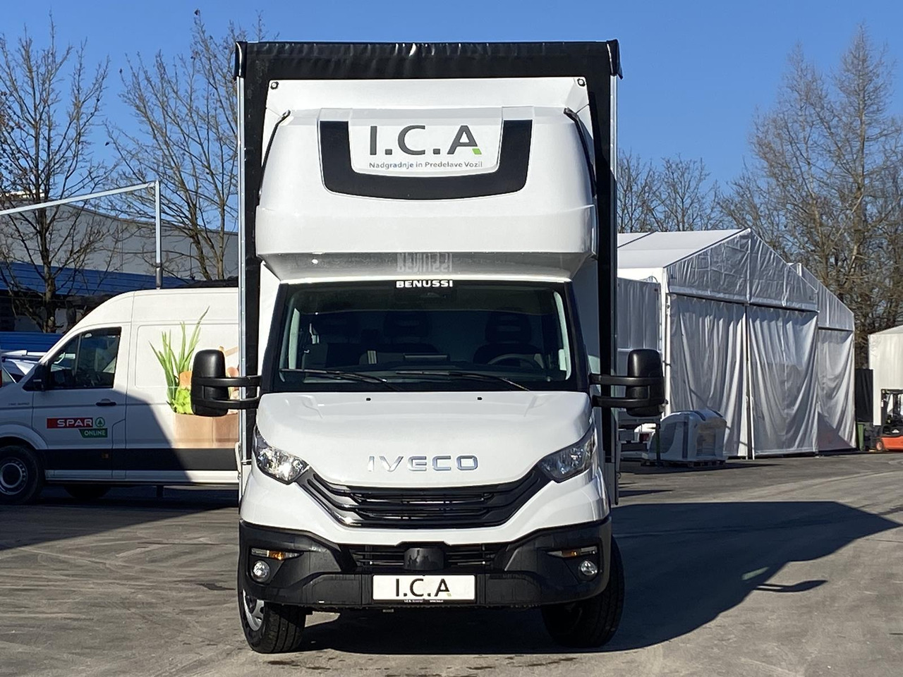 Нови Брезентов бус IVECO DAILY 35S18HP  D30C | PRITSCHE PLANE + SCHLAFKABINE + LADERAMPE: снимка 33