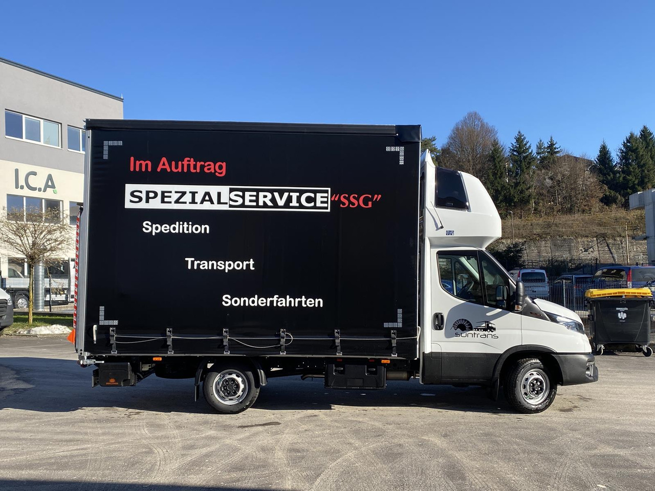 Нови Брезентов бус IVECO DAILY 35S18HP  D30C | PRITSCHE PLANE + SCHLAFKABINE + LADERAMPE: снимка 32
