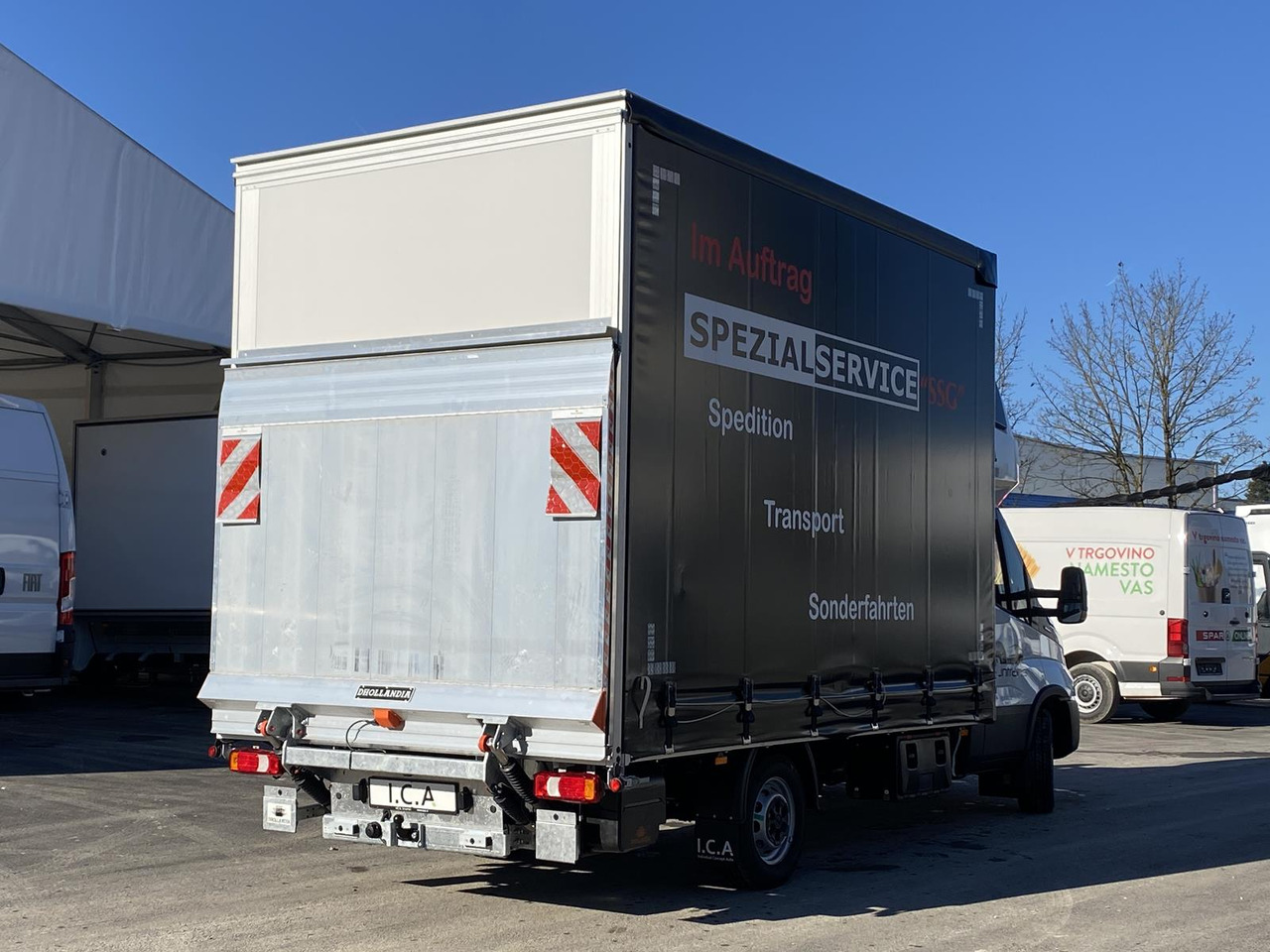Нови Брезентов бус IVECO DAILY 35S18HP  D30C | PRITSCHE PLANE + SCHLAFKABINE + LADERAMPE: снимка 21