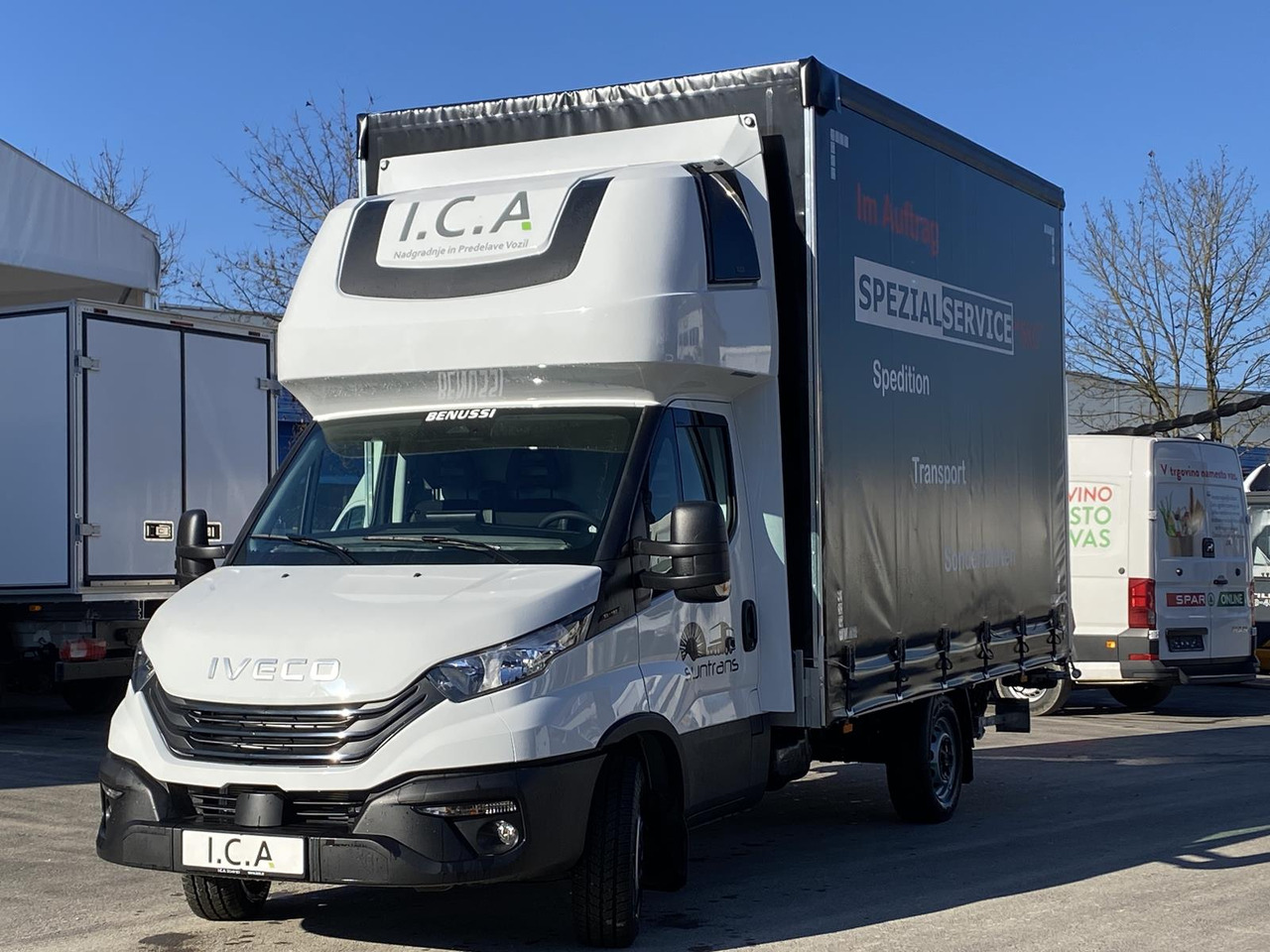 Нови Брезентов бус IVECO DAILY 35S18HP  D30C | PRITSCHE PLANE + SCHLAFKABINE + LADERAMPE: снимка 26