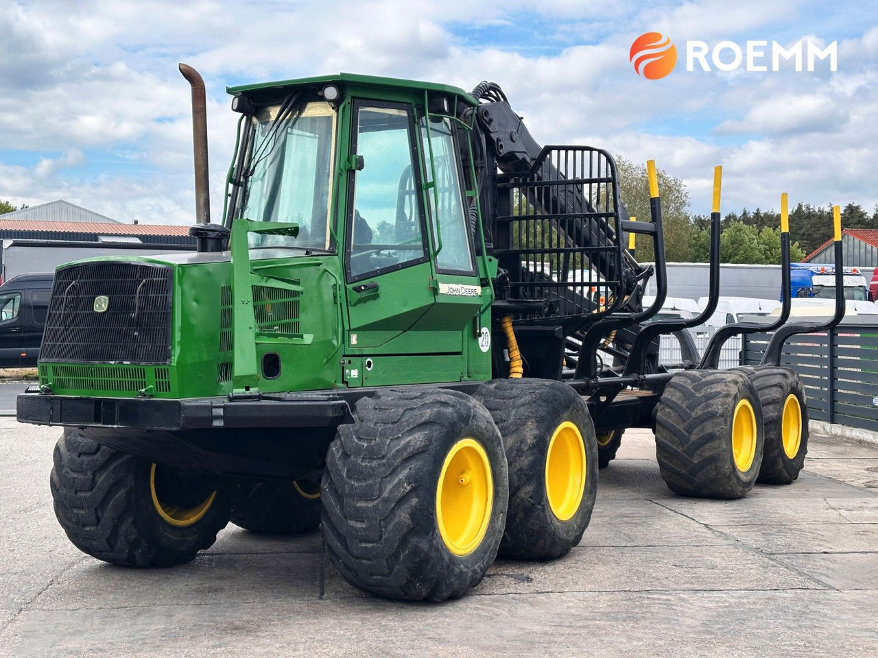 John Deere 1110 D*KRAN CF572 10 Meter - Форвардер: снимка 1 John Deere 1110 D*KRAN CF572 10 Meter - Форвардер: снимка 1
