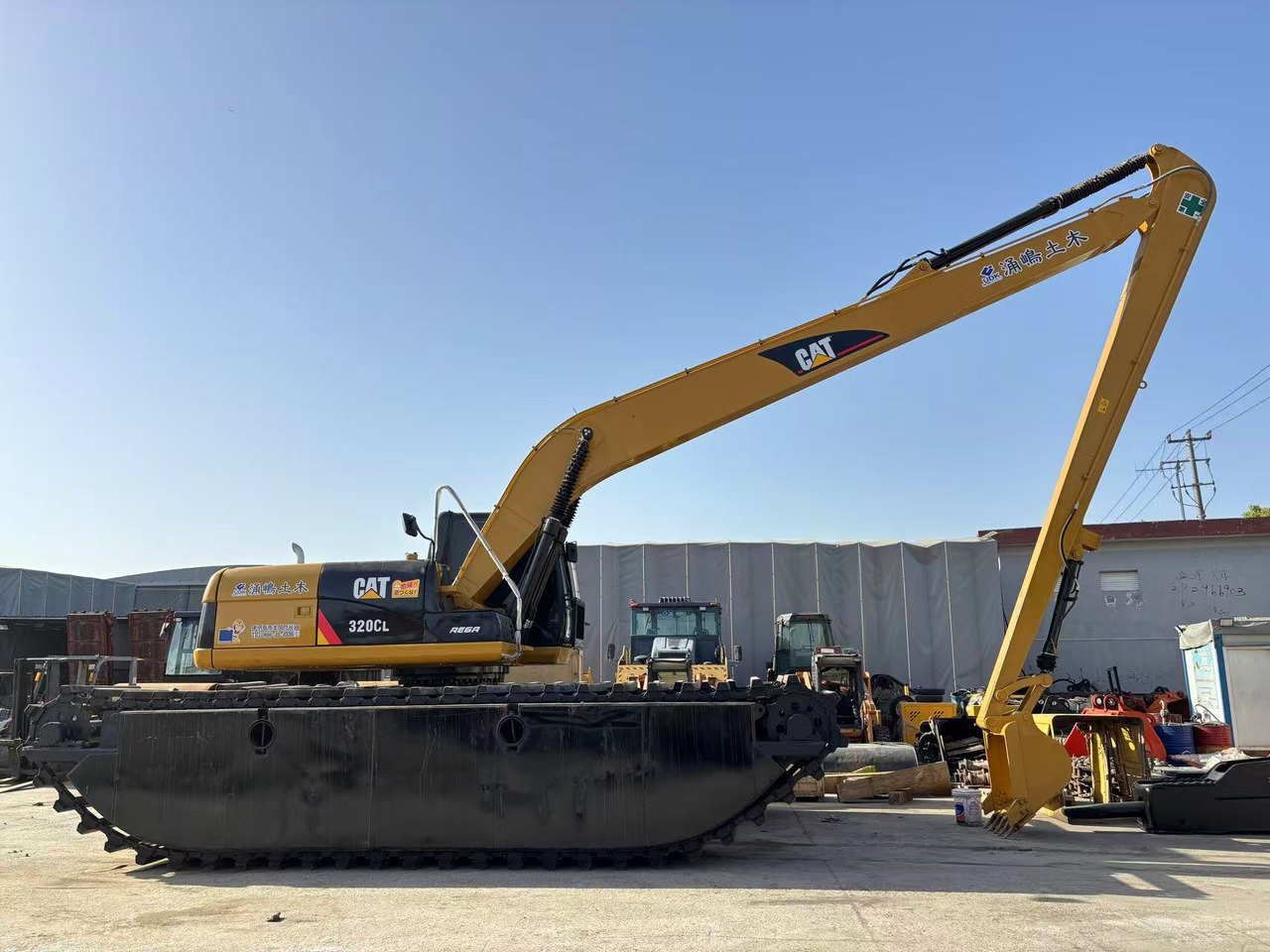 Caterpillar CAT 320C 20 Ton Floating 15M Long Boom Excavators for Sale - Багер: снимка 1 Caterpillar CAT 320C 20 Ton Floating 15M Long Boom Excavators for Sale - Багер: снимка 1