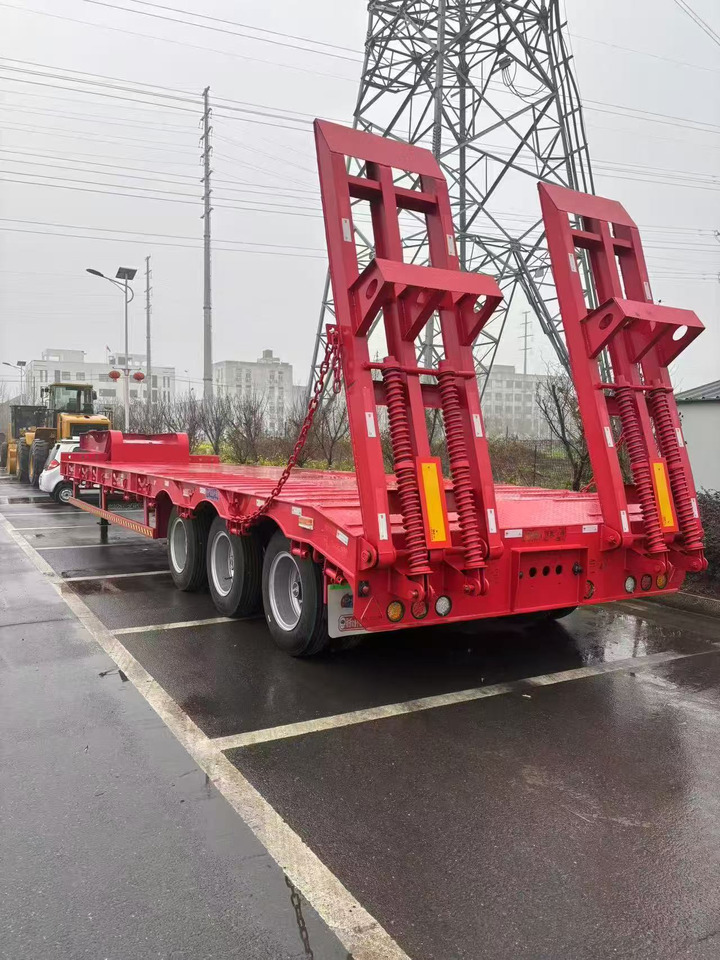 Нови Нискорамна площадка полуремарке ZHICHENG Semi Flat Bed Low Bed in New or Used with 3 Axles 4 Axles: снимка 23