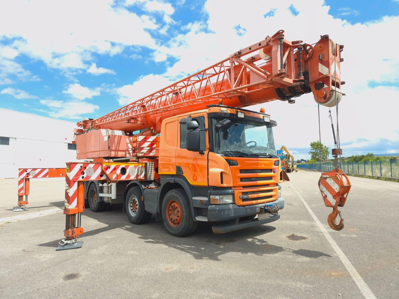 Tadano Faun HK40 Scania P380CB 8x4 - Автокран: снимка 1 Tadano Faun HK40 Scania P380CB 8x4 - Автокран: снимка 1