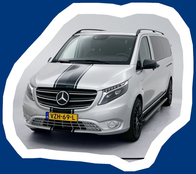 Mercedes-Benz Vito 114 CDI Extra Lang DC 19" inch AMG Dubbele Cabine XL LED Trekhaak Apple Carplay/Android Auto Achteruitrijcamera Cruise Control - Малък ван, Бус с двойна кабина: снимка 1 Mercedes-Benz Vito 114 CDI Extra Lang DC 19" inch AMG Dubbele Cabine XL LED Trekhaak Apple Carplay/Android Auto Achteruitrijcamera Cruise Control - Малък ван, Бус с двойна кабина: снимка 1
