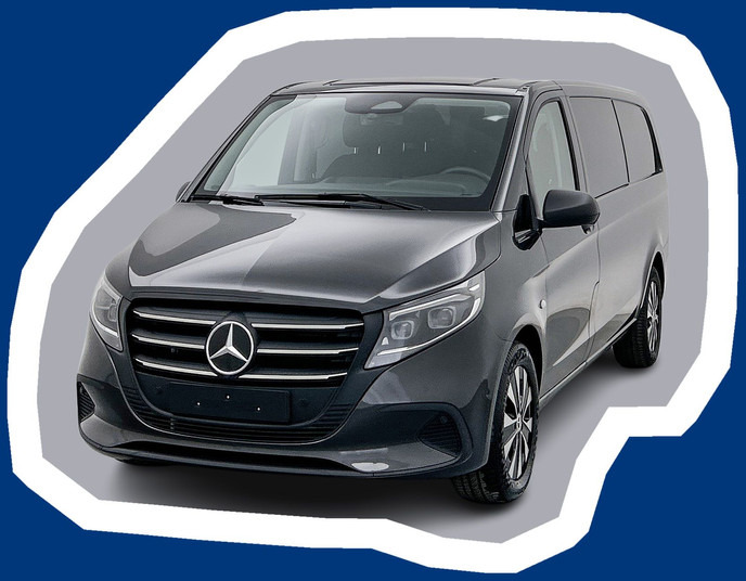 Mercedes-Benz Vito 124 CDI Mixto Select DC L3 Dubbele cabine Distronic 237pk Navigatie Led Stoel + stuurverwarming - Товарен бус, Бус с двойна кабина: снимка 1 Mercedes-Benz Vito 124 CDI Mixto Select DC L3 Dubbele cabine Distronic 237pk Navigatie Led Stoel + stuurverwarming - Товарен бус, Бус с двойна кабина: снимка 1