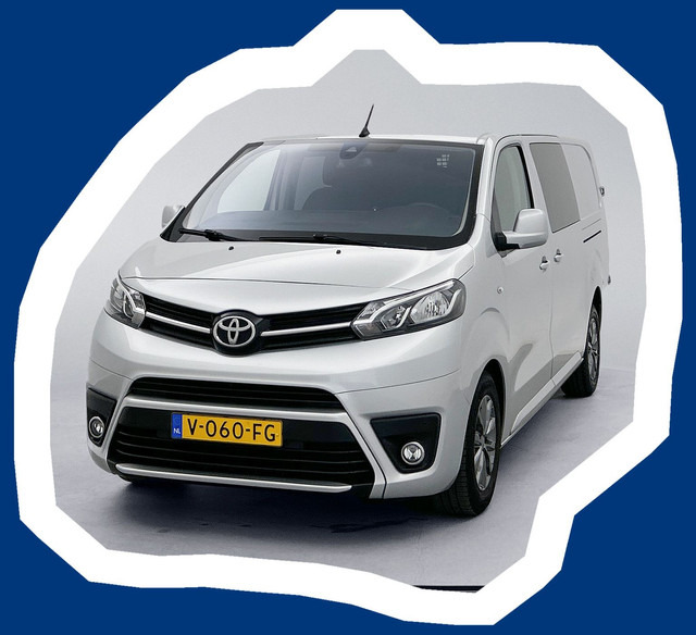 Toyota ProAce Worker 2.0 D-4D Professional DC Long Dubbele Cabine Navigatie Trekhaak Navigatie Cruise Control - Малък ван, Бус с двойна кабина: снимка 1 Toyota ProAce Worker 2.0 D-4D Professional DC Long Dubbele Cabine Navigatie Trekhaak Navigatie Cruise Control - Малък ван, Бус с двойна кабина: снимка 1