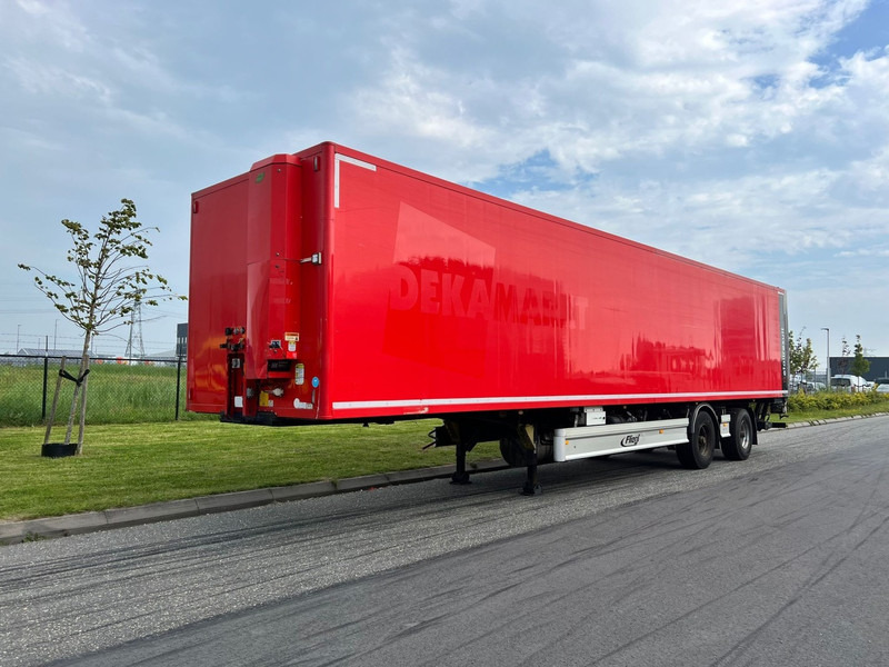 Fliegl SZS 330 Gesloten oplegger 2 Axle / / Ladklep - Затворена каросерия полуремарке: снимка 1 Fliegl SZS 330 Gesloten oplegger 2 Axle / / Ladklep - Затворена каросерия полуремарке: снимка 1
