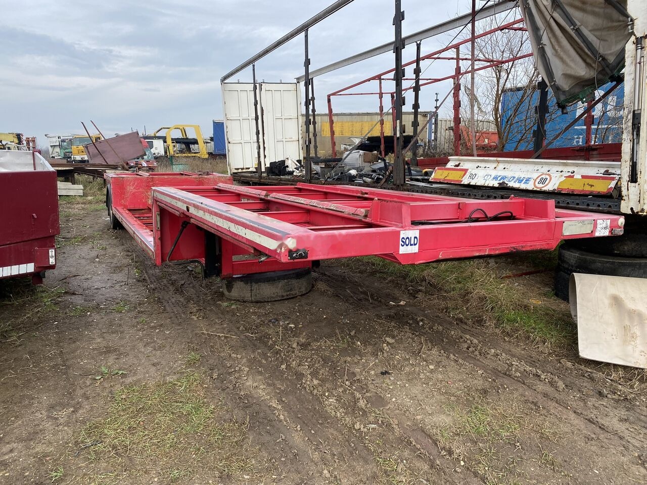 Fliegl Trailer 1 AXE ASCA ---FRANTA - Transport Special - LOWRIDER - Нискорамна площадка полуремарке: снимка 1 Fliegl Trailer 1 AXE ASCA ---FRANTA - Transport Special - LOWRIDER - Нискорамна площадка полуремарке: снимка 1