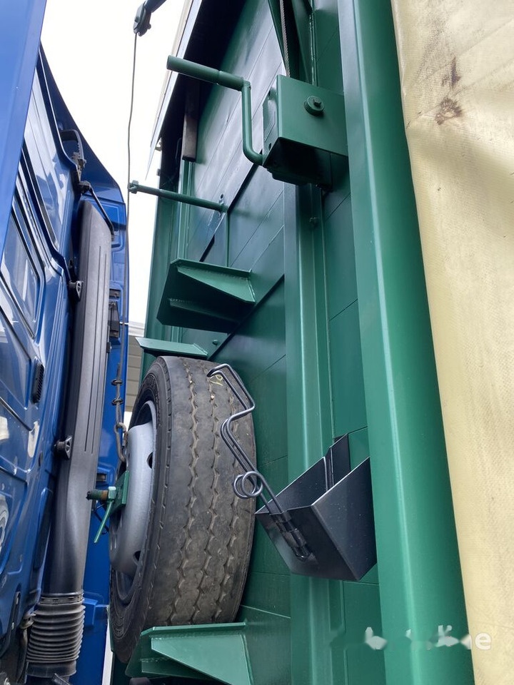 Нискорамна площадка полуремарке Meusburger Typ: MPG-4 - trailer combine / tractoare / vole - axe viratoare: снимка 20
