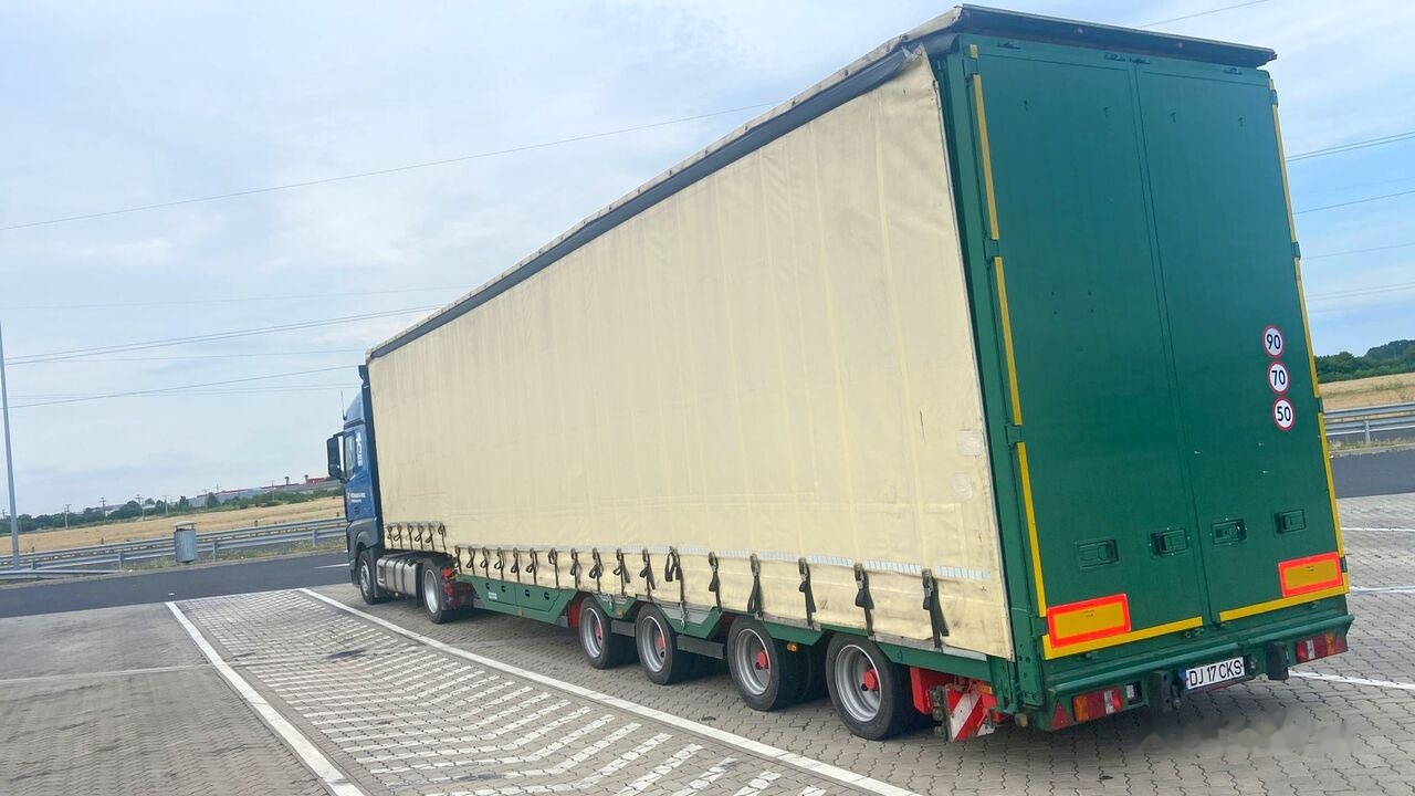 Meusburger Typ: MPG-4 - trailer combine / tractoare / vole - axe viratoare - Нискорамна площадка полуремарке: снимка 4 Meusburger Typ: MPG-4 - trailer combine / tractoare / vole - axe viratoare - Нискорамна площадка полуремарке: снимка 4