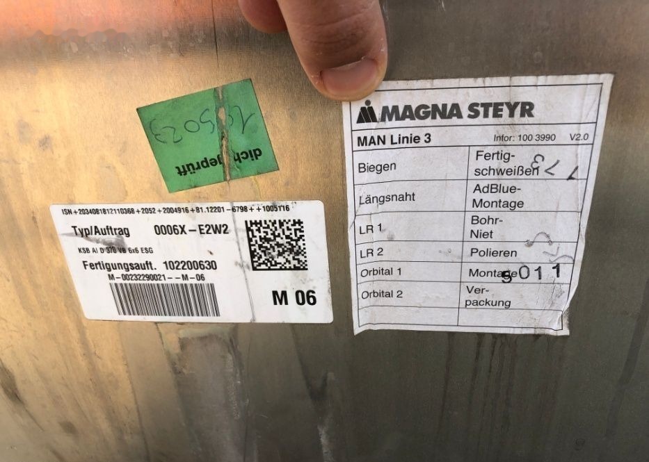 Nou marca MAGNA MAN TGX - Резервоар за гориво за Камион: снимка 5 Nou marca MAGNA MAN TGX - Резервоар за гориво за Камион: снимка 5