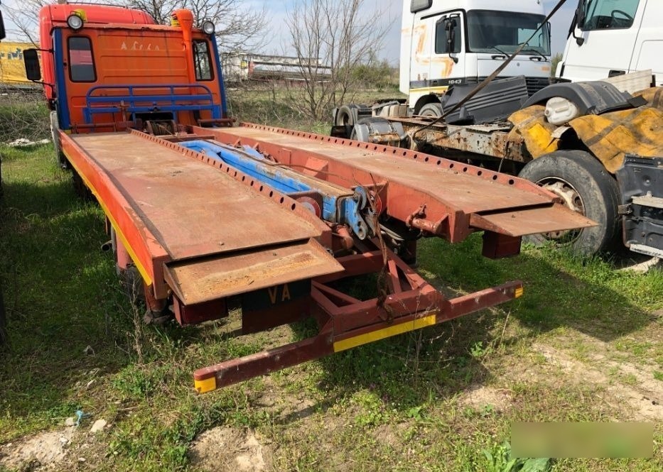 Platforma transport masini cu troliu , rampe extensibile carlig - Камион пътна помощ: снимка 1 Platforma transport masini cu troliu , rampe extensibile carlig - Камион пътна помощ: снимка 1