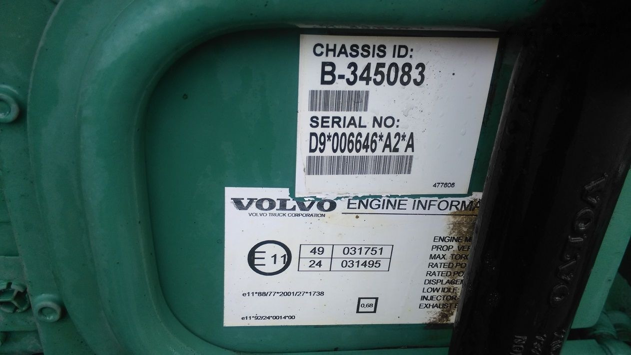 Volvo D9A 340 Volvo FM, PENTA - Двигател за Камион: снимка 2 Volvo D9A 340 Volvo FM, PENTA - Двигател за Камион: снимка 2