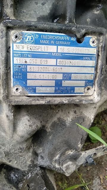ZF New Ecosplit 16S2221TD truck - Скоростна кутия за Камион: снимка 2 ZF New Ecosplit 16S2221TD truck - Скоростна кутия за Камион: снимка 2