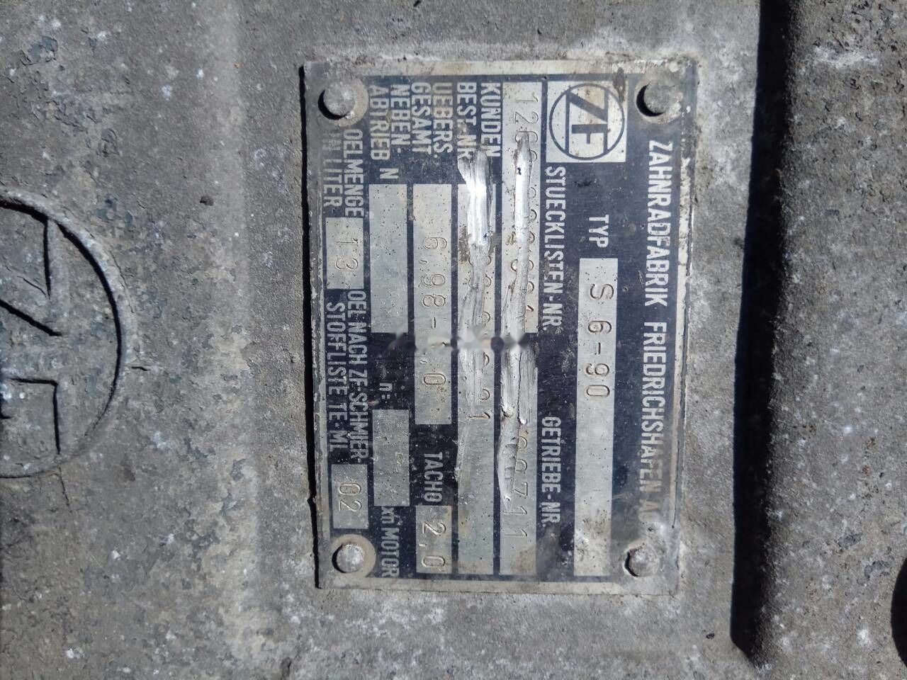 ZF S6-90 - Скоростна кутия за Камион: снимка 5 ZF S6-90 - Скоростна кутия за Камион: снимка 5