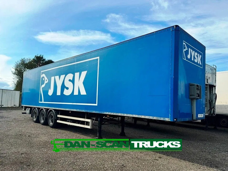 Fruehauf 3 aksl box Trailer inkl. lift - Затворена каросерия полуремарке: снимка 1 Fruehauf 3 aksl box Trailer inkl. lift - Затворена каросерия полуремарке: снимка 1