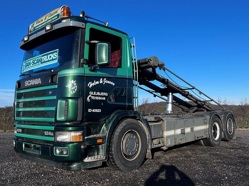 Scania R124-470 Analog tacho. 3 way cable tipper - Камион с кабелна система: снимка 1 Scania R124-470 Analog tacho. 3 way cable tipper - Камион с кабелна система: снимка 1