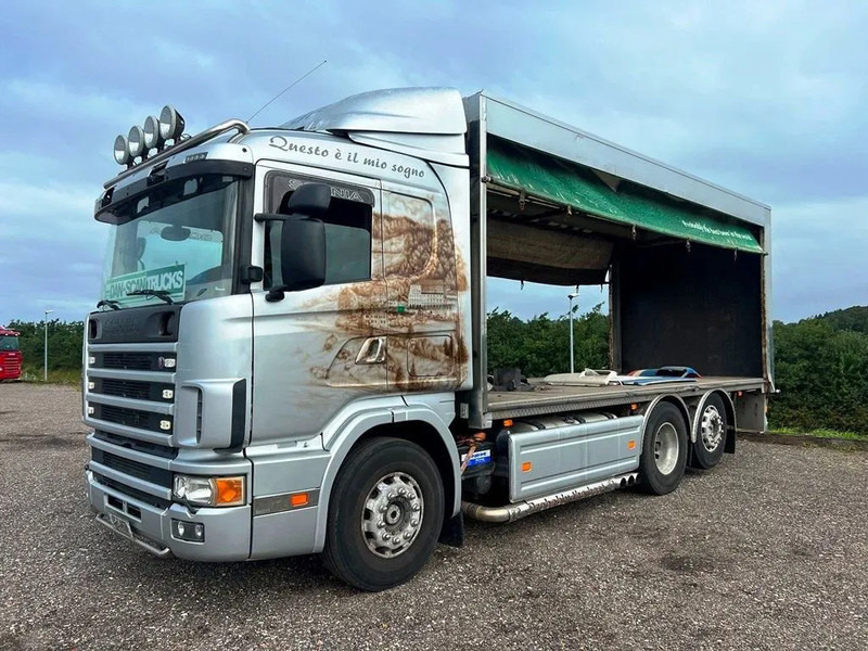 Автовоз камион Scania R164-480 V8 Steel / Air suspension.: снимка 9