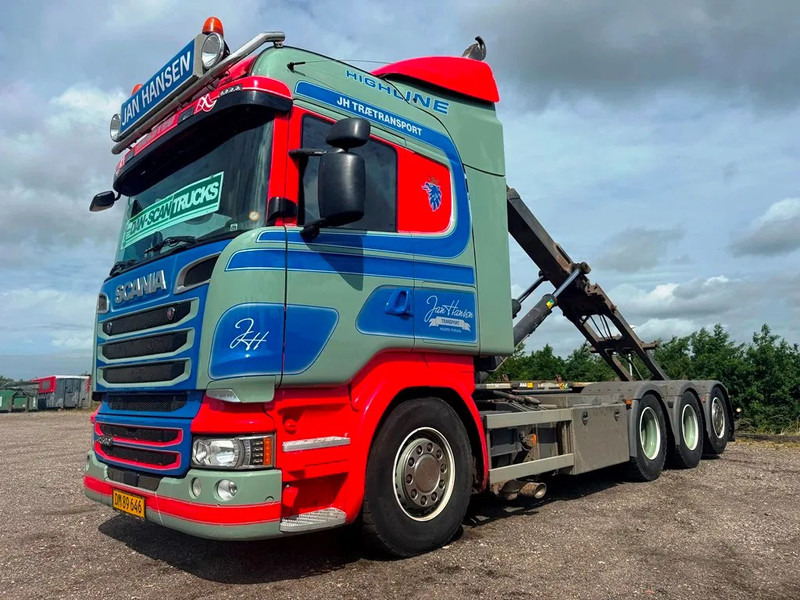 Scania R580 V8 hoglift. Air / Air suspension. - Мултилифт с кука камион: снимка 1 Scania R580 V8 hoglift. Air / Air suspension. - Мултилифт с кука камион: снимка 1