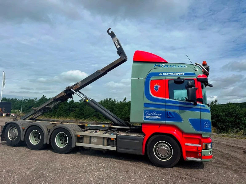 Мултилифт с кука камион Scania R580 V8 hoglift. Air / Air suspension.: снимка 6