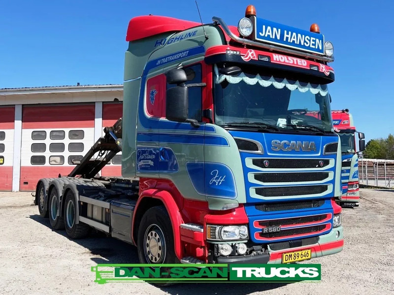 Scania R580 V8 hoglift. Air / Air suspension. - Мултилифт с кука камион: снимка 2 Scania R580 V8 hoglift. Air / Air suspension. - Мултилифт с кука камион: снимка 2