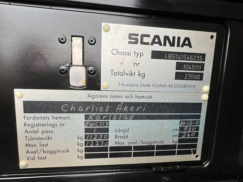 Влекач Scania LB141 V8 Scania Vabis total restauration: снимка 13