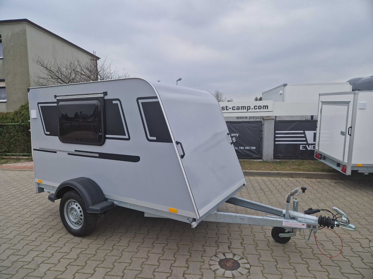Microcamp mini przyczepa kempingowa transportowa teardrop - Ремарке за кола: снимка 1 Microcamp mini przyczepa kempingowa transportowa teardrop - Ремарке за кола: снимка 1