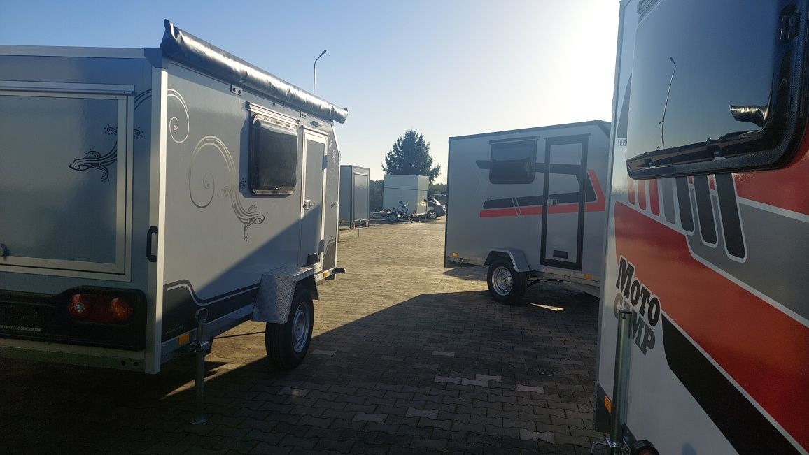 Nowa Lekka przyczepa mini kempingowa towarowa Everest minicamp EVO - Каравана: снимка 4 Nowa Lekka przyczepa mini kempingowa towarowa Everest minicamp EVO - Каравана: снимка 4