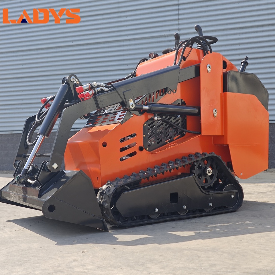 LADYS Free Shipping Mini Skid Steer Loader Compact Track Electric/Diesel Chinese Mini Skid Steer Loader For Sale With Mini Skid Steer Attachments 4 In 1 Bucket - Мини челен товарач: снимка 4 LADYS Free Shipping Mini Skid Steer Loader Compact Track Electric/Diesel Chinese Mini Skid Steer Loader For Sale With Mini Skid Steer Attachments 4 In 1 Bucket - Мини челен товарач: снимка 4