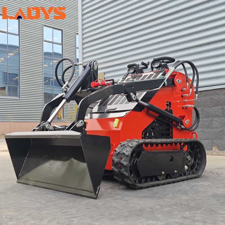 LADYS Free Shipping Mini Skid Steer Loader Compact Track Electric/Diesel Chinese Mini Skid Steer Loader For Sale With Mini Skid Steer Attachments 4 In 1 Bucket - Мини челен товарач: снимка 5 LADYS Free Shipping Mini Skid Steer Loader Compact Track Electric/Diesel Chinese Mini Skid Steer Loader For Sale With Mini Skid Steer Attachments 4 In 1 Bucket - Мини челен товарач: снимка 5