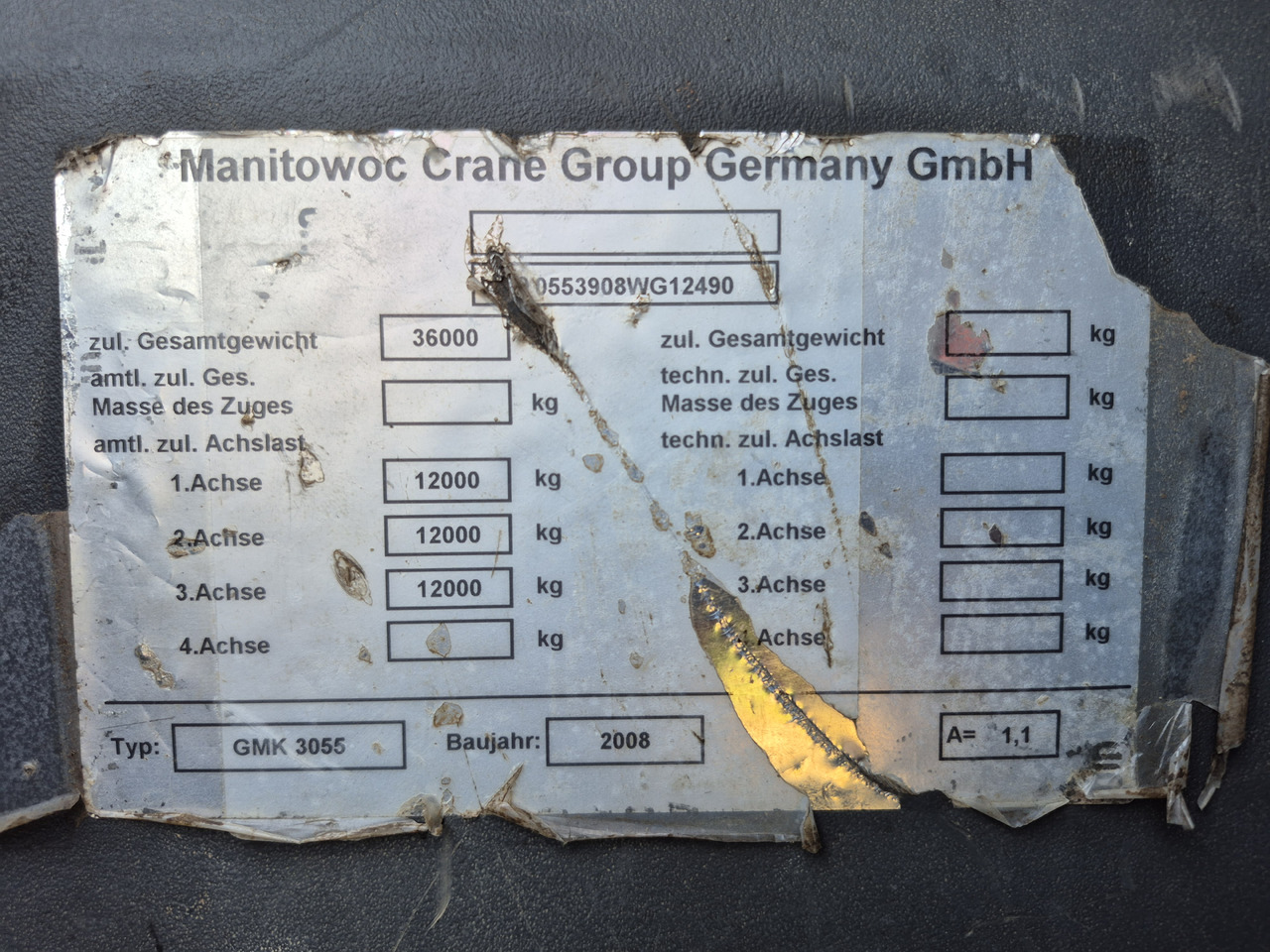 Лизинг на GROVE GMK3055 GROVE GMK3055: снимка 9