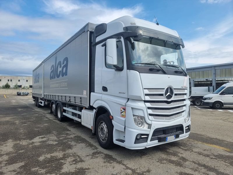 MERCEDES ACTROS MOTRICE + BIGA ACTROS 26.45 - Камион с брезент: снимка 2 MERCEDES ACTROS MOTRICE + BIGA ACTROS 26.45 - Камион с брезент: снимка 2