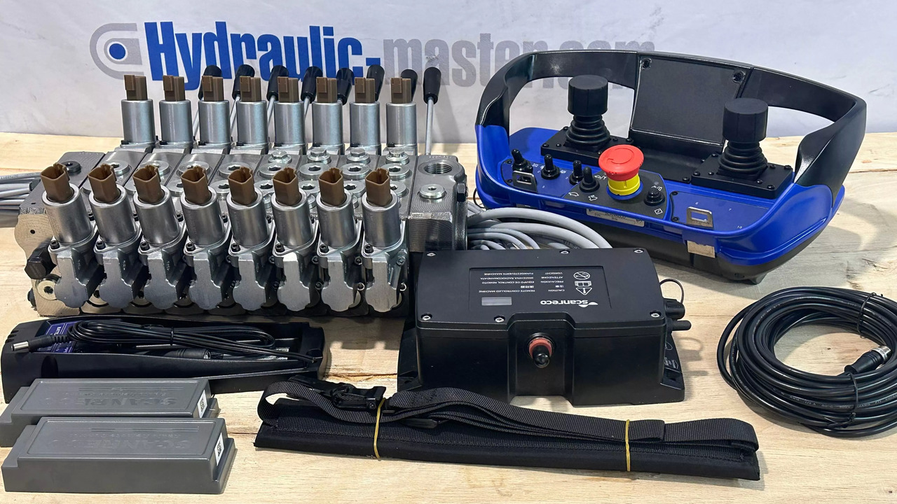 Set Radio Remote Scanreco RC 400 with Valve Palfinger Hiab Cranab Loglift - Горско ремарке: снимка 1 Set Radio Remote Scanreco RC 400 with Valve Palfinger Hiab Cranab Loglift - Горско ремарке: снимка 1