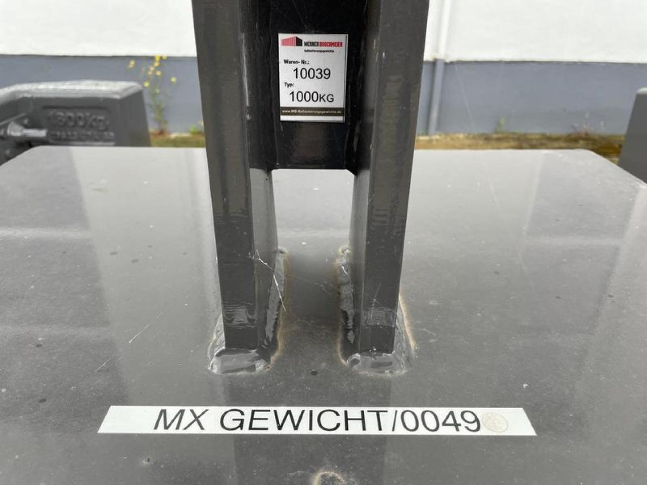 1000KG BUSCHMEIER FRONTGEWICHT - Противовес: снимка 4 1000KG BUSCHMEIER FRONTGEWICHT - Противовес: снимка 4