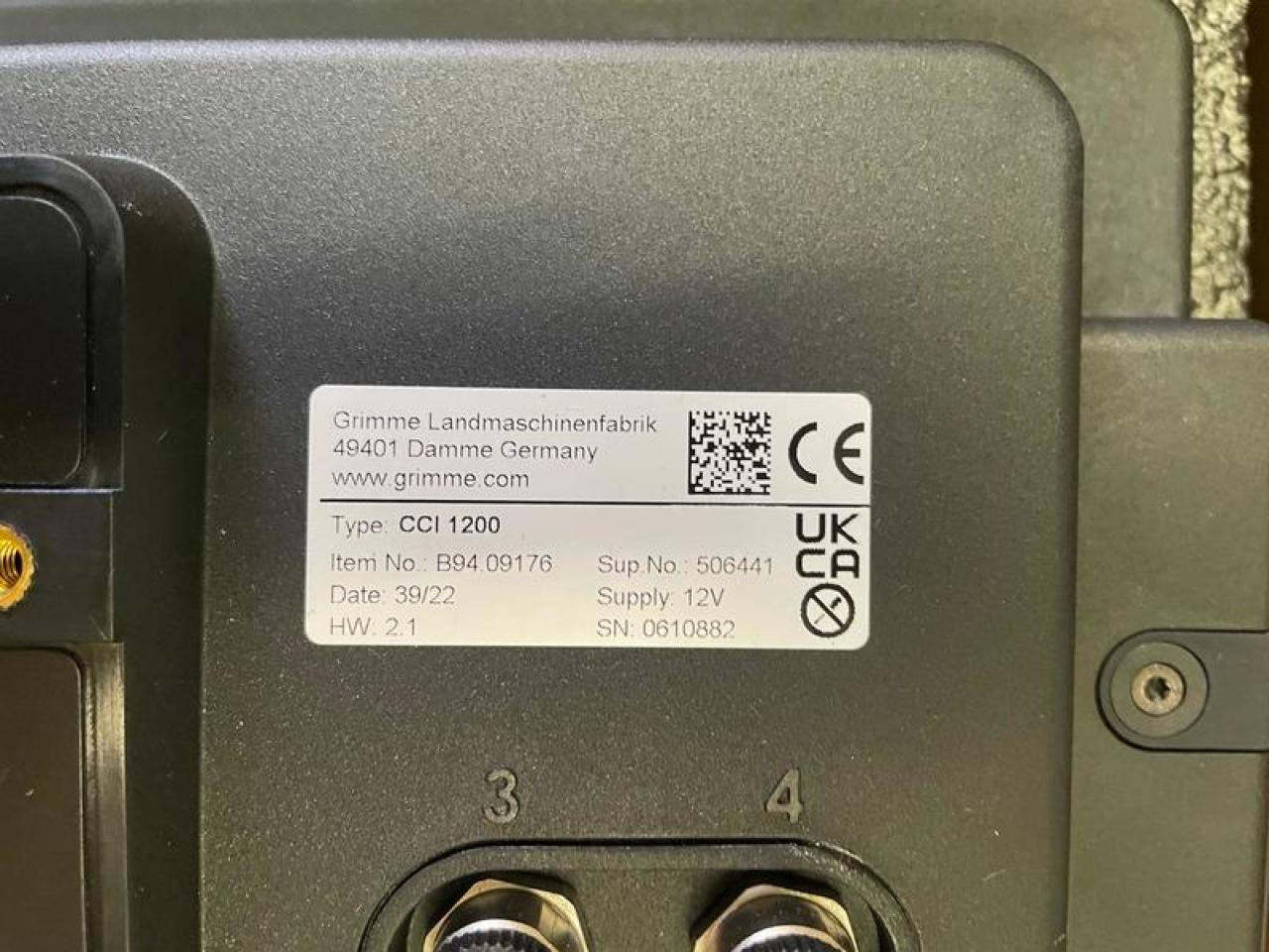 Grimme TERMINAL CCI 1200AKTION - Навигационна система за Картофокомбайн: снимка 3 Grimme TERMINAL CCI 1200AKTION - Навигационна система за Картофокомбайн: снимка 3