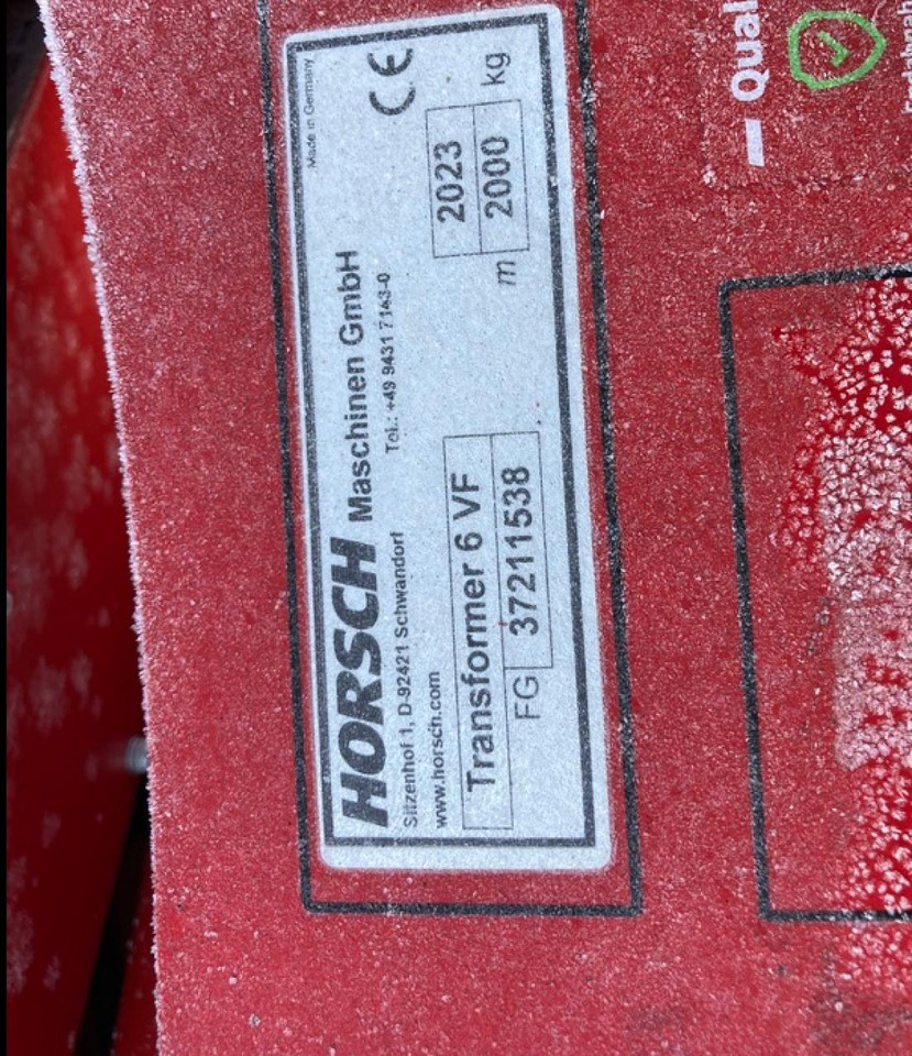HORSCH TRANSFORMER 6 VF - Машина за обработка на почвата: снимка 5 HORSCH TRANSFORMER 6 VF - Машина за обработка на почвата: снимка 5