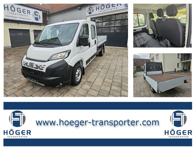 FIAT Ducato 140 DOKA Pritsche 2,9 Meter Klima DAB... - Бордови бус, Бус с двойна кабина: снимка 1 FIAT Ducato 140 DOKA Pritsche 2,9 Meter Klima DAB... - Бордови бус, Бус с двойна кабина: снимка 1