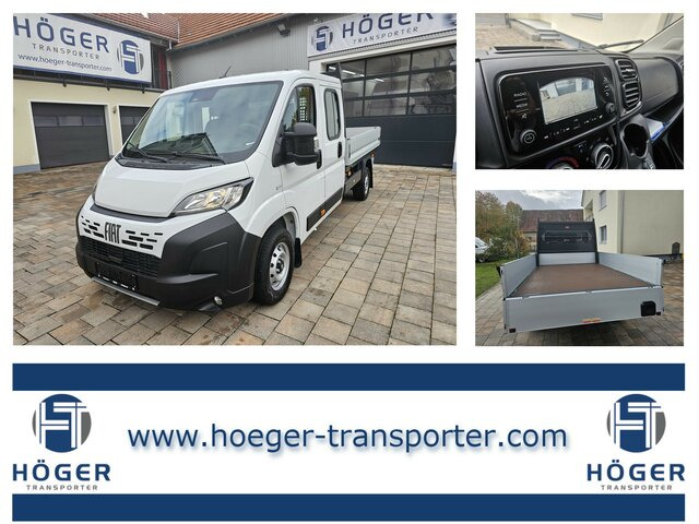 FIAT Ducato 140 DOKA Pritsche 2,9 Meter Klima DAB... - Бордови бус, Бус с двойна кабина: снимка 1 FIAT Ducato 140 DOKA Pritsche 2,9 Meter Klima DAB... - Бордови бус, Бус с двойна кабина: снимка 1