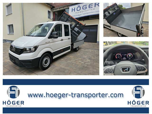 MAN TGE 3.140 Doka L3 Dreiseitenkipper Facelift - Бус самосвал, Бус с двойна кабина: снимка 1 MAN TGE 3.140 Doka L3 Dreiseitenkipper Facelift - Бус самосвал, Бус с двойна кабина: снимка 1
