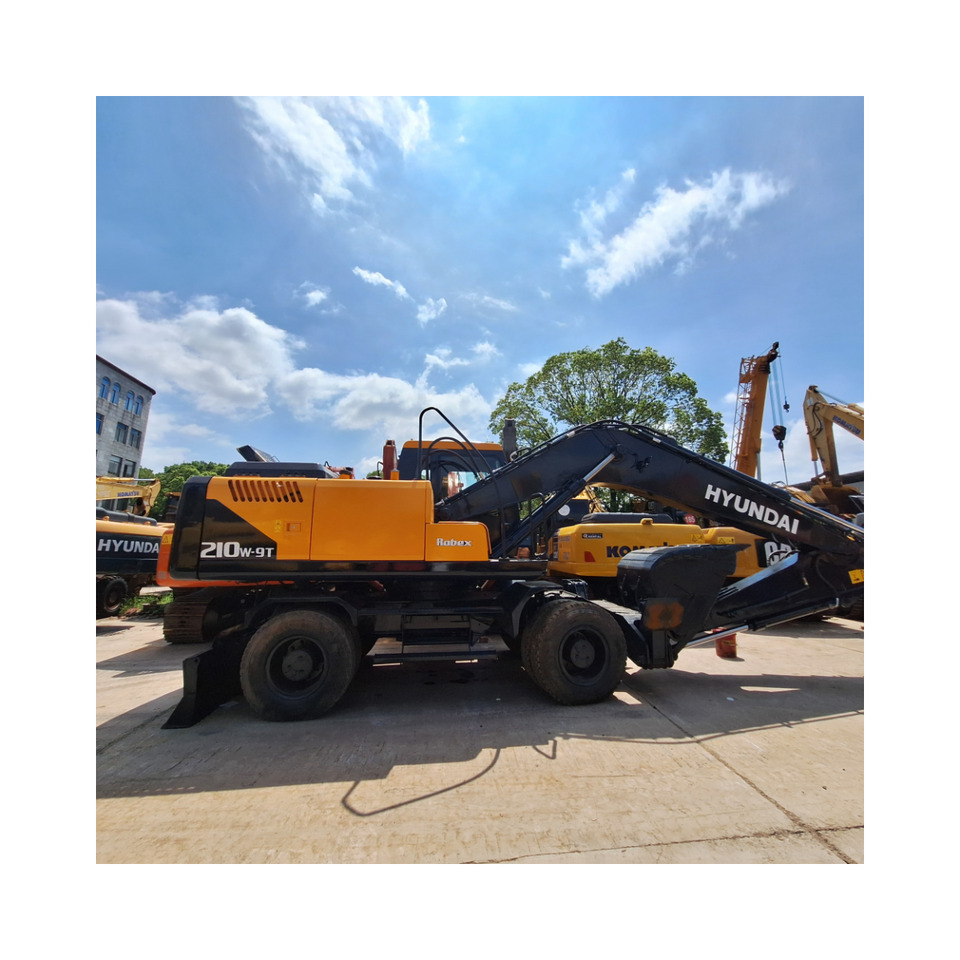 Hyundai 210w-9T wheel excavator - Колесен багер: снимка 1 Hyundai 210w-9T wheel excavator - Колесен багер: снимка 1