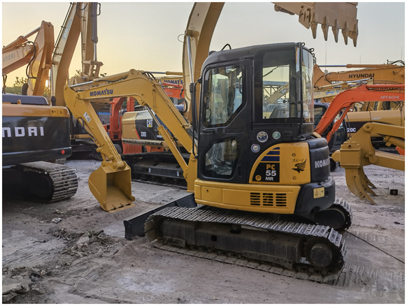 Komatsu Excavator PC55 Small Digger Machine PC 55 PC55MR-2 komatsu pc55 small 5 ton excavator for sale - Мини багер: снимка 1 Komatsu Excavator PC55 Small Digger Machine PC 55 PC55MR-2 komatsu pc55 small 5 ton excavator for sale - Мини багер: снимка 1